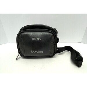 Sony Digital Mavica Camera Bag Black Adjustable Straps Belt Loops ~ Case Only